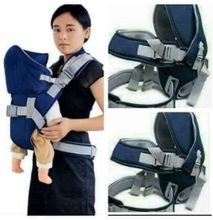 Comfortable Warm With a Hood Baby Carrier - Blue
